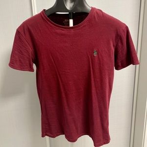 Plain Maroon Polo Ralph Lauren T-Shirt